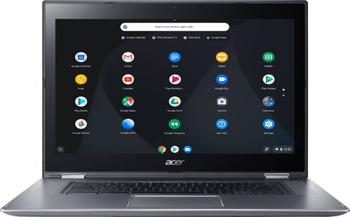 Rent to own Acer - Spin 15 2-in-1 15.6" Touch-Screen Chromebook - Intel Pentium - 4GB Memory - 32GB eMMC Flash Memory - Sparkly Silver