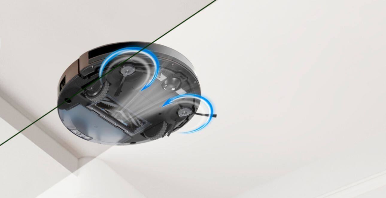 Alt View 17. ECOVACS Robotics - DEEBOT N79SE Wi-Fi Connected Robot Vacuum - Espresso.