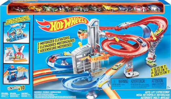 Hot Wheels - Mega Metropolis Track Set - Front_Zoom