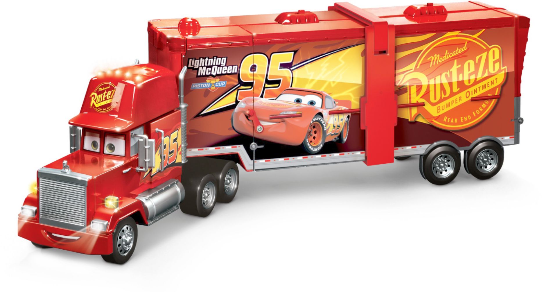 Disney FPK72 Pixar Cars Super Track Mack Hauler and Playset for sale online