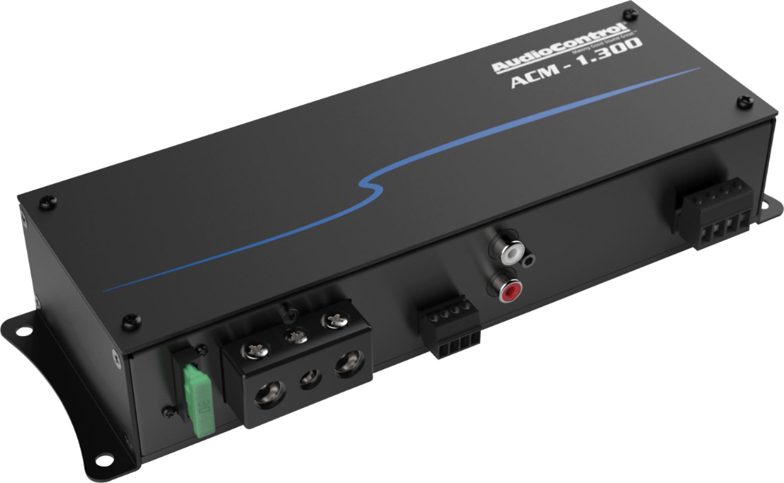 Angle View: Hifonics - ALPHA 1200W Class D Digital Mono Amplifier with Variable Low-Pass Crossover - Black