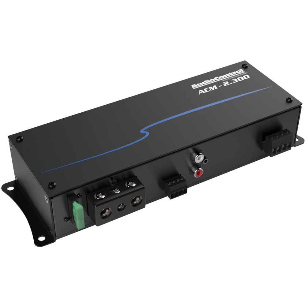 Left View: BOSS Audio - ELITE 600W Class D Bridgeable 2-Channel MOSFET Amplifier with Variable Crossovers - Black