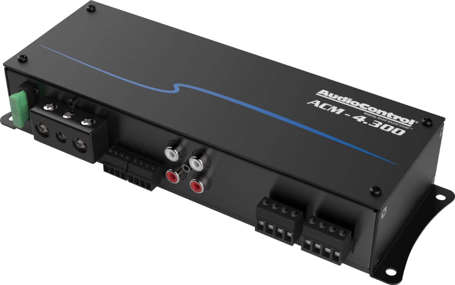 Alt View 11. AudioControl - 300W 4-Channel Class D Micro Amplifier - Black.