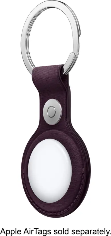 Apple AirTag FineWoven Key Ring Blackberry MA7K4ZM/A - Best Buy