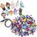 Angle. Tara Toys - Deluxe Sparkling Necklace Activity Set: Disney Frozen 2 - Tara Toy, Create-Design-Wear 10 Charm Necklaces, Ages 3+.
