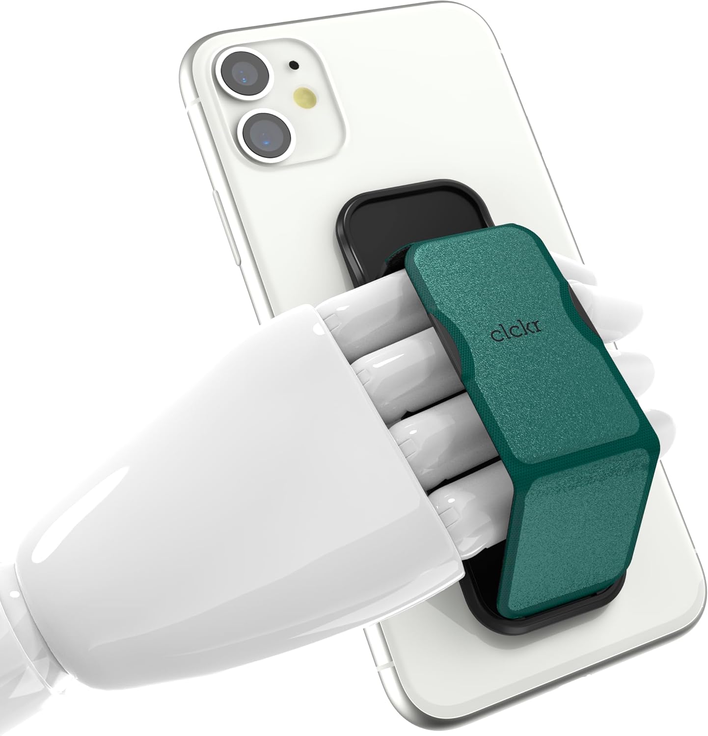 Back. CLCKR - Clckr Grip & Stand Phone Grip | Color: Green - Mint Green.