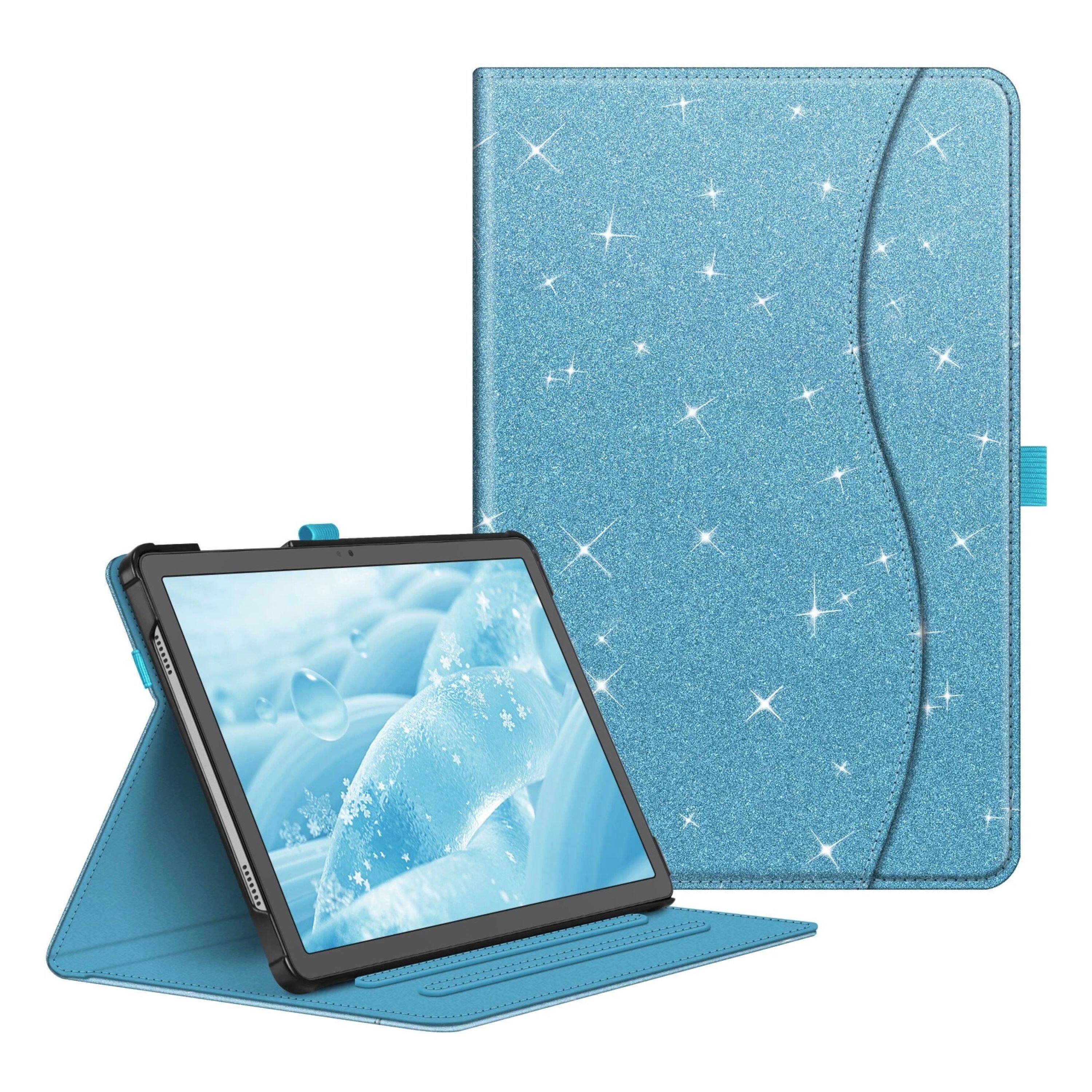 Kitcheniva - Multi-Angle Smart Stand Case For Samsung Galaxy Tab A11+ Plus 11 Inch 2025 - Glittering Blue price history on PriceWatchPro