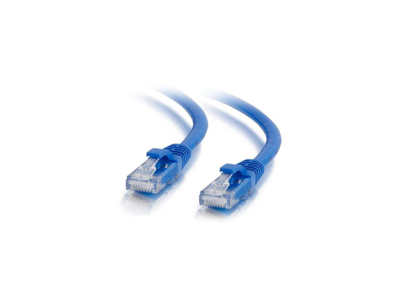 Alt View 2. Cables to Go - C2G 00974 Cat6a Cable - Snagless Unshielded Ethernet Network Patch Cable, Blue (6 Inches).