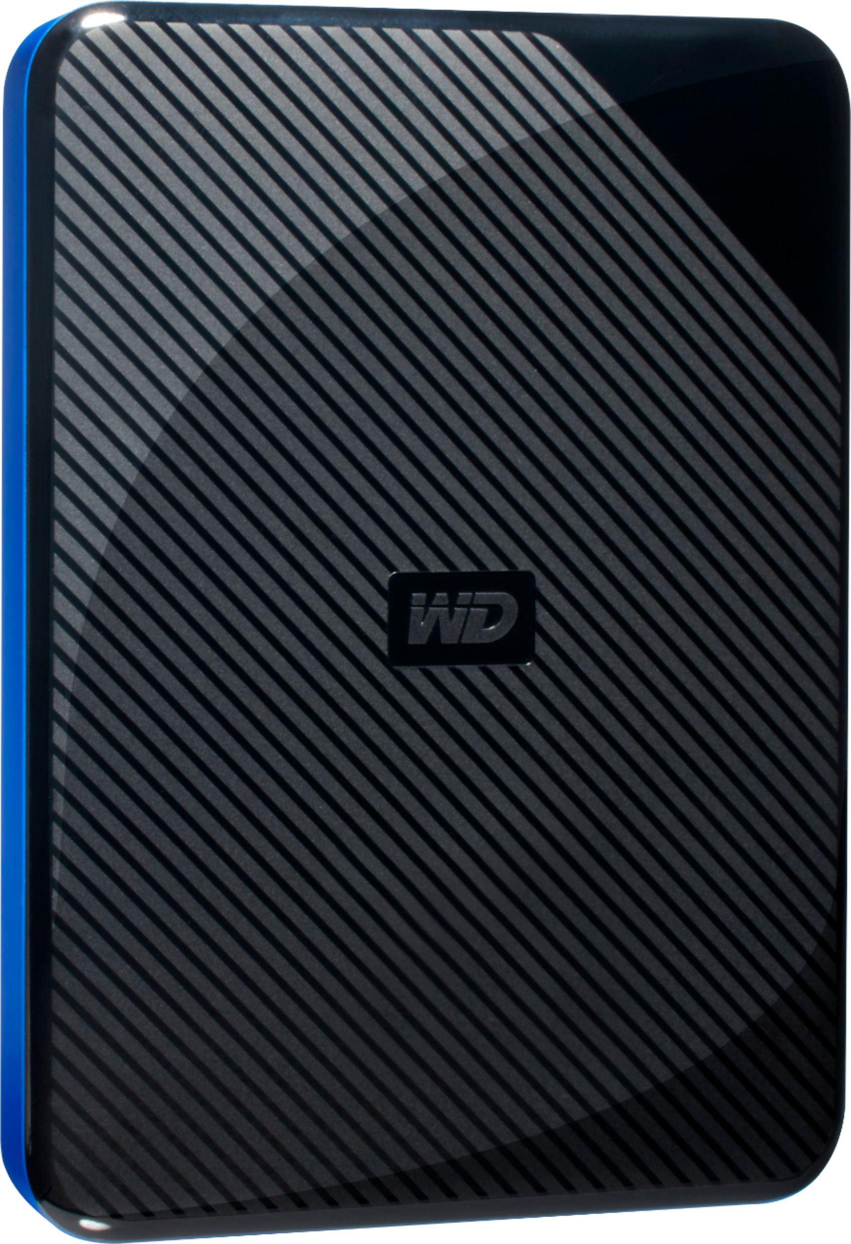 WD Game Drive for PS4 2TB USB 3.0 Portable Hard Drive Black/Blue WDBDFF0020BBK-WESN - Best Buy