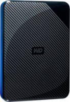 WD - 2TB Game Drive for PS4 External USB 3.0 Portable Hard Drive - Black/Blue - Angle_Zoom