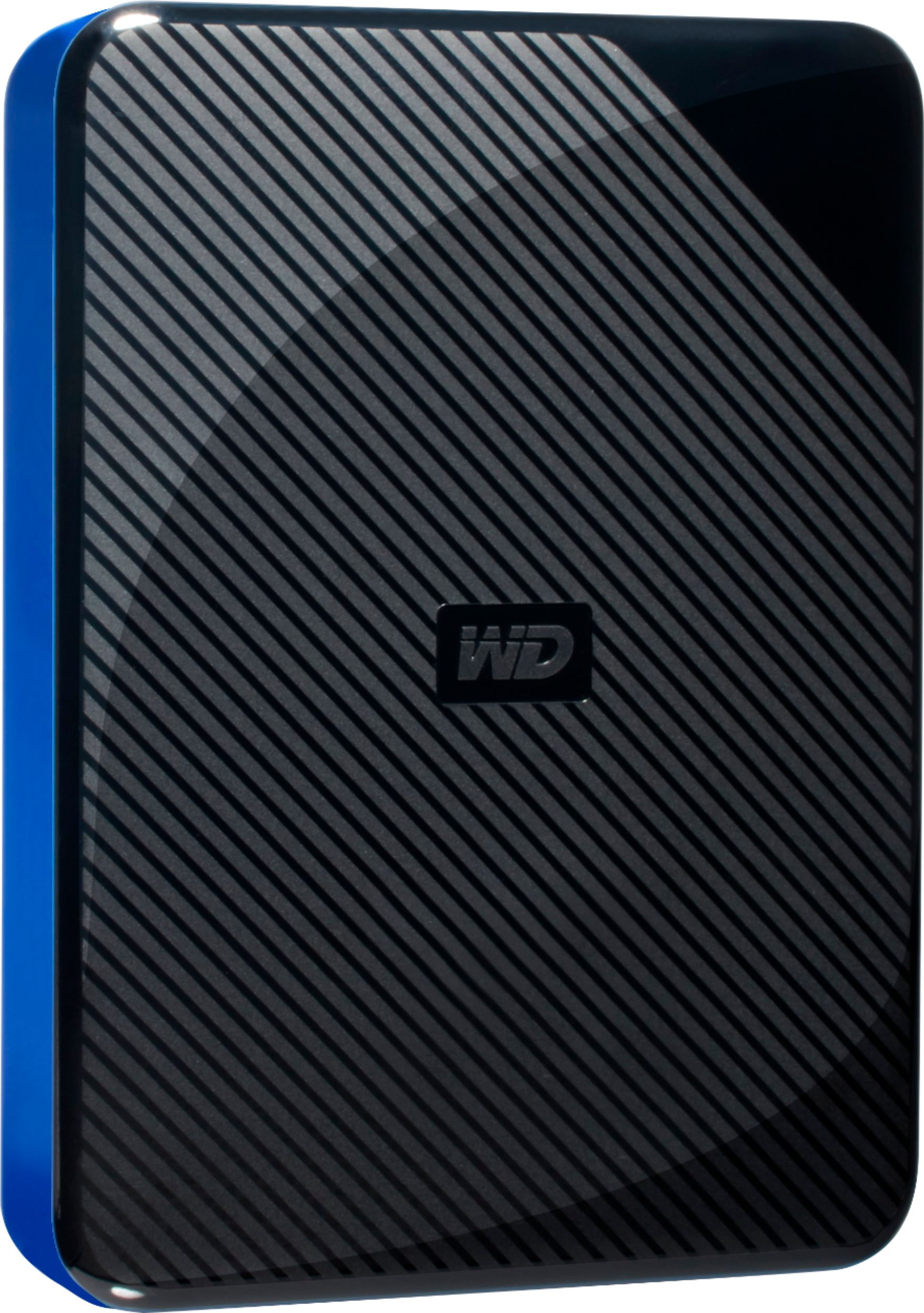 WD - 4TB Game Drive for PS4 External USB 3.0 Portable Hard Drive -  Black/Blue