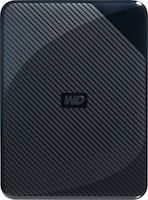WD - Gaming Drive 4TB External USB 3.0 Portable Hard Drive - Black Top With Blue Bottom - Front_Zoom