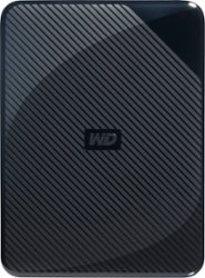 WD - Game Drive for PS4 4TB External USB 3.0 Portable Hard Drive - Black/Blue - Front_Zoom