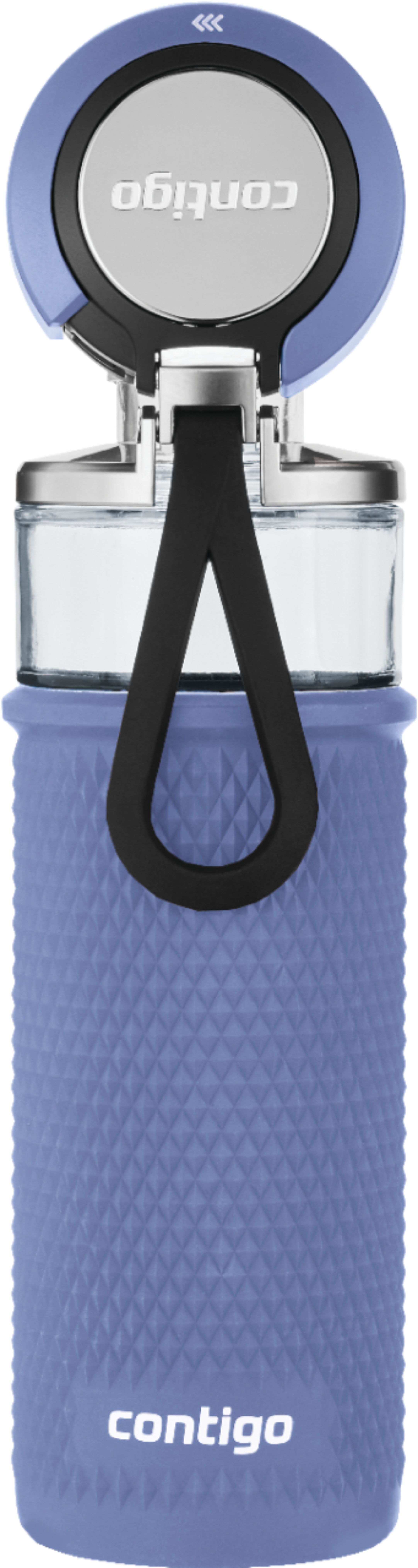 Best Buy: Contigo Glacier 20-Oz. Insulated Water Bottle Black/Electric Blue  71948