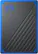 Front. WD - My Passport Go 500GB External USB 3.0 Portable SSD - Black With Cobalt Trim.