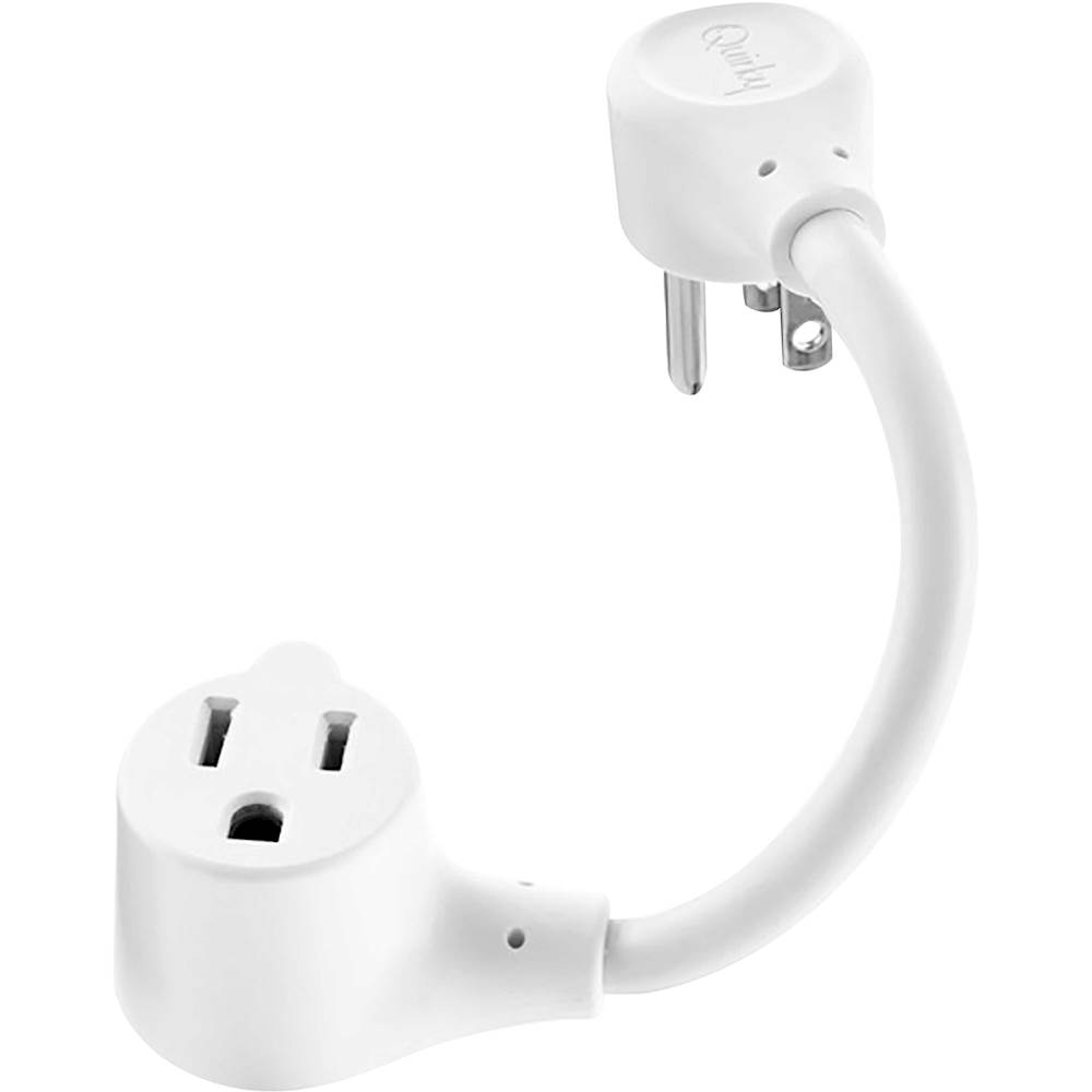 Best Buy: Quirky 0.67' Extension Power Cord White QKY-PLUG-WHT