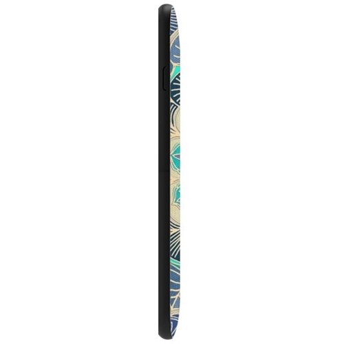 strongfit designers midnight bloom by micklyn le feuvre case for apple iphone 7 plus - blue/beige