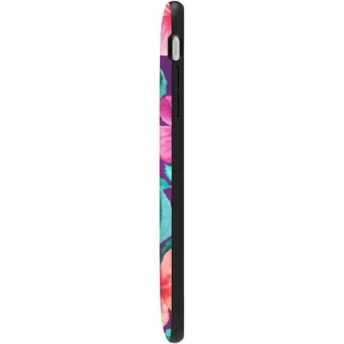 strongfit designers case for apple iphone 7 plus and 8 plus - bright hibiscus blooms in watercolor on purple strongfit designers case for apple iphone 7 plus and 8 plus - bright hibiscus blooms in watercolor on purple