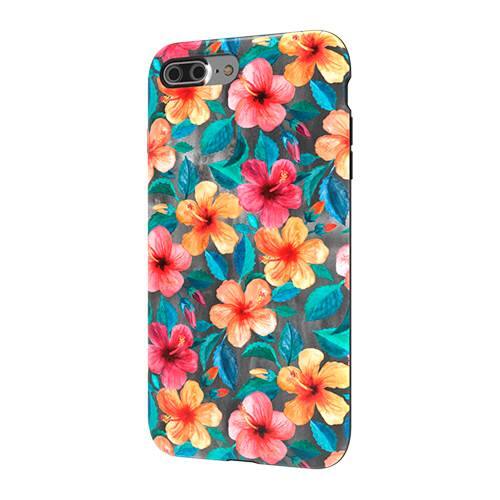 strongfit designers case for apple iphone 7 plus and 8 plus - colorful little tropical hibiscus blooms strongfit designers case for apple iphone 7 plus and 8 plus - colorful little tropical hibiscus blooms