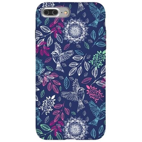 strongfit designers fly away by rose halsey case for apple iphone 7 plus - white/pink/blue strongfit designers fly away by rose halsey case for apple iphone 7 plus - white/pink/blue