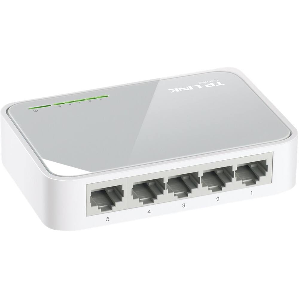 Alt View 12. TP-Link - 5-Port 10/100 Switch - White.