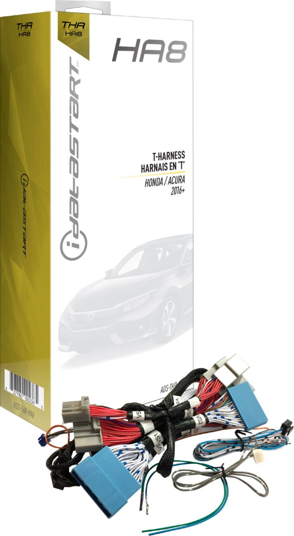 Front. iDatalink - T-harness For Select Honda PTS Vehicles - Purple.