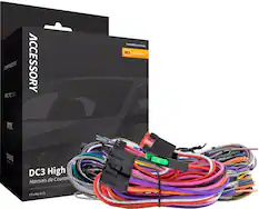 Front. Compustar - Hardwire Installation Kit for RS1B-DC3 - Black.