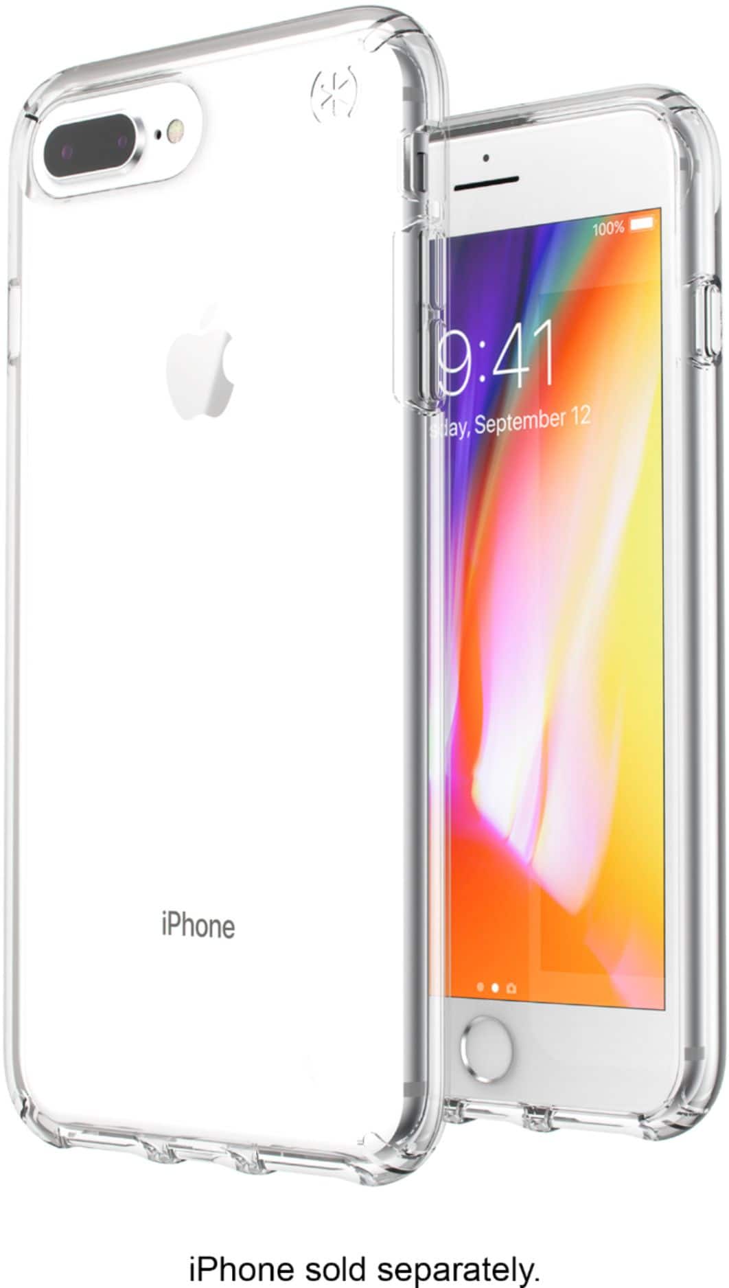 Alt View 14. Speck - Presidio Stay Clear Case for Apple® iPhone® 6s Plus, 7 Plus and 8 Plus - Clear.