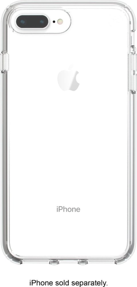 presidio stay clear case for apple iphone 6s plus, 7 plus and 8 plus - clear