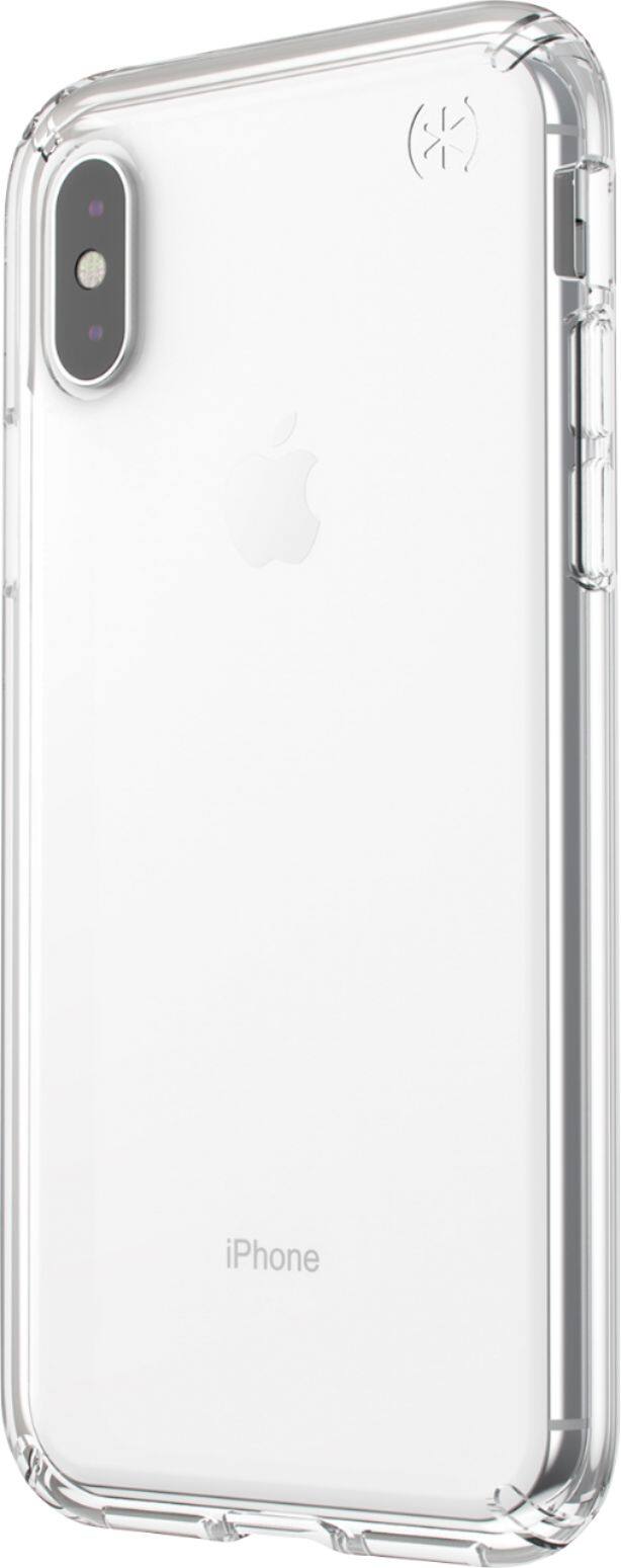 Front. Speck - Presidio Stay Clear Case for Apple® iPhone® X and XS - Clear.