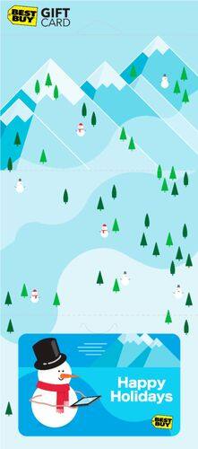  Best Buy - $25 Snowman Gift Card