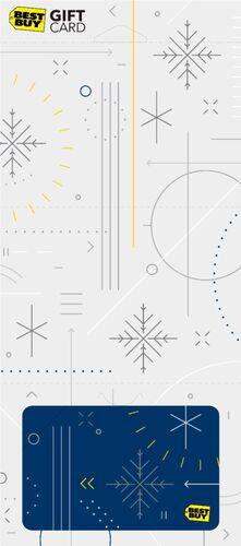 Best Buy® - $15 Winter Snowflake Gift Card-Front_Standard 