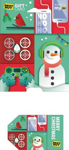  Best Buy - $50 Christmas Collage Gift Card