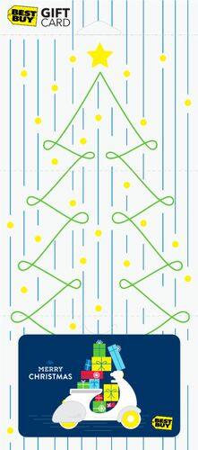 Best Buy® - $25 Christmas Scooter Gift Card-Front_Standard 