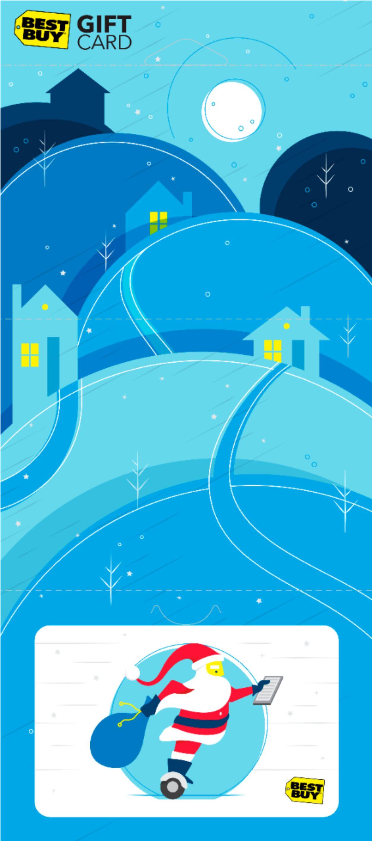 Front. Best Buy® - $75 Santa Gift Card.