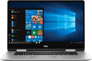 Dell - Inspiron 2-in-1 15.6" Touch-Screen Laptop - Intel Core i5 - 8GB Memory - 256GB Solid State Drive - Silver - Front_Zoom