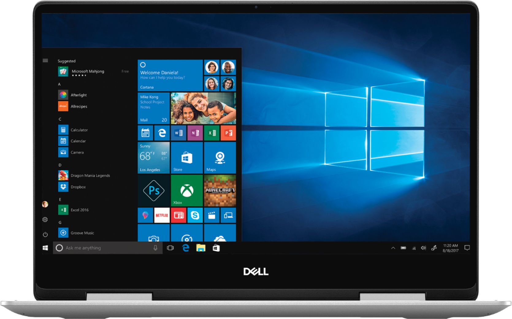 Dell - Inspiron 2-in-1 13.3" Touch-Screen Laptop - Intel Core i5 - 8GB Memory - 256GB Solid State Drive - Silver