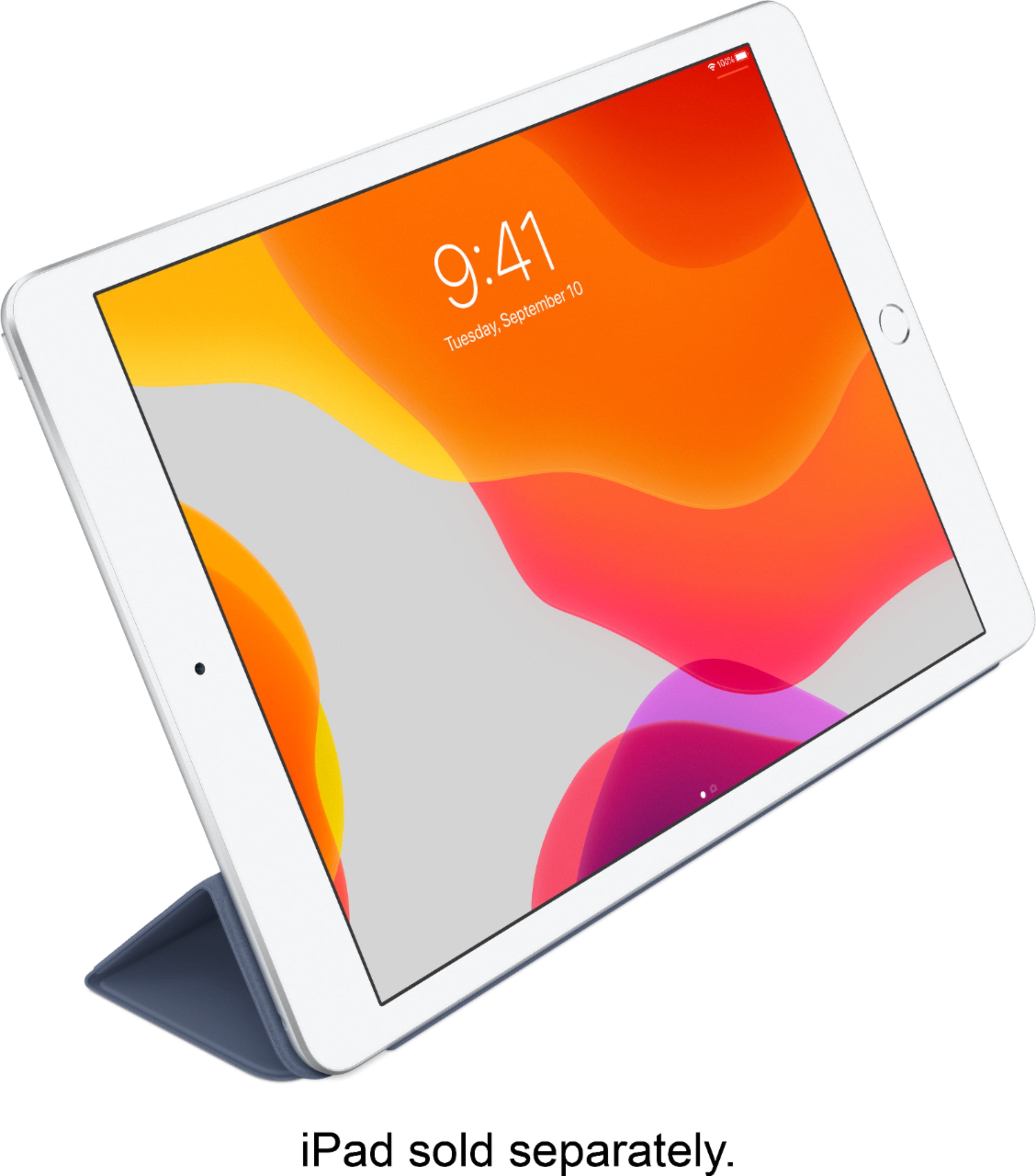 Alt View 12. Apple - Smart Cover for Apple® 10.5" iPad® Pro and iPad® Air and 10.2 (7th Generation 2019) - Alaskan Blue.