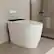 Front. Famapy - Heated Smart Toilet with Auto Flush & Open/Close Lid, Adjustable Bidet, Warm Air Dryer, UV-Clean Nozzle - White.