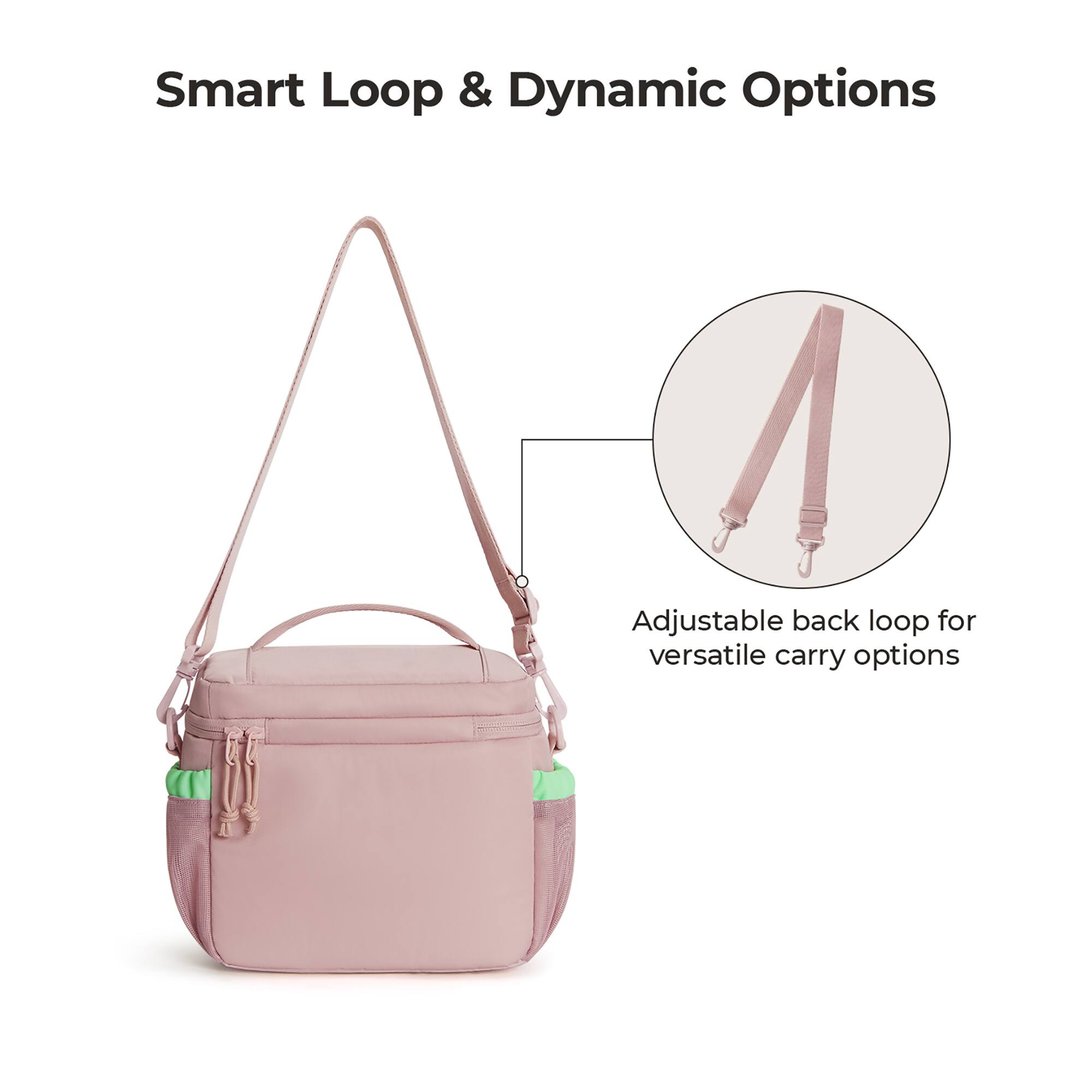 Smart Loop & Dynamic Options

Adjustable back loop for versatile carry options