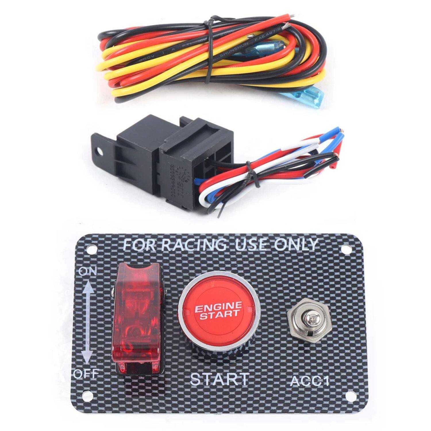 FOR RACING USE ONLY

ENGINE START

START ACC1

ON
OFF