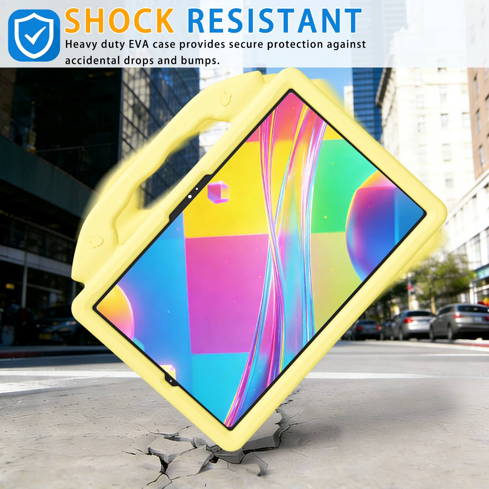 SHOCK RESISTANT  
Heavy duty EVA case provides secure protection against accidental drops and bumps.