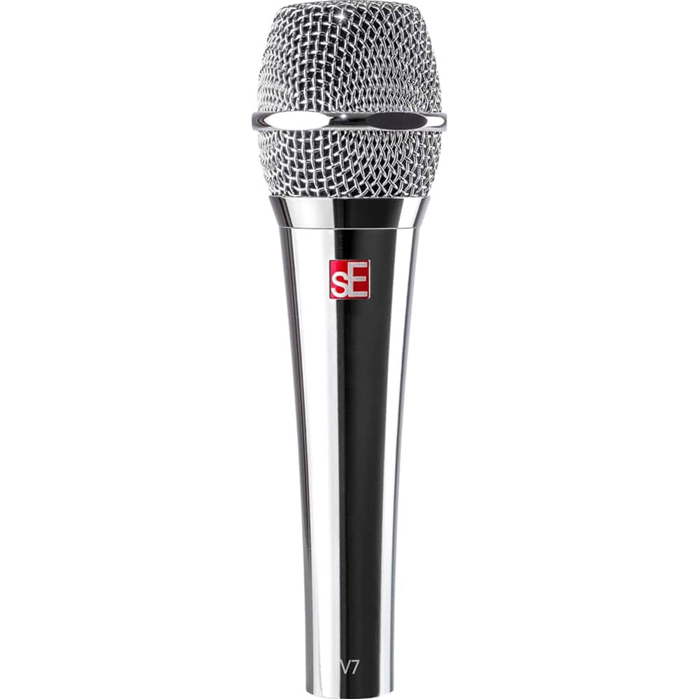sE Electronics - V7 Dynamic Supercardioid Handheld Vocal Microphone V7-CHROME-U