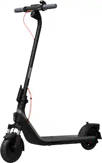 Segway - E2 Plus II Electric Scooter - Lightweight & Portable Commuter Scooter w/ 16 Mile Range, 15 MPH Speed & RGB Lights - Black