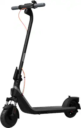 Front. Segway - Segway Ninebot E2 Plus II Electric Scooter, 15 mph Max Speed w/ 16 miles Max Range - Black.