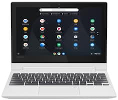 Lenovo - 2-in-1 11.6" Touch-Screen Chromebook - MT8173c - 4GB Memory - 32GB eMMC Flash Memory - Blizzard White - Front_Zoom