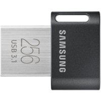 Samsung - FIT Plus 256GB USB 3.1 Flash Drive - Black - Front_Zoom