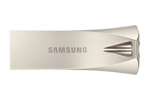 Samsung - BAR Plus 32GB USB 3.1 Flash Drive - Champagne Silver - Front_Zoom