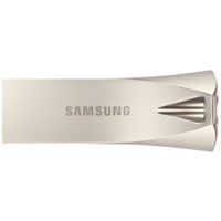 Samsung - BAR Plus 128GB USB 3.1 Flash Drive - Champagne Silver - Front_Zoom