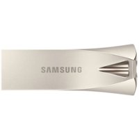 Samsung - BAR Plus 256GB USB 3.1 Flash Drive - Champagne Silver - Front_Zoom